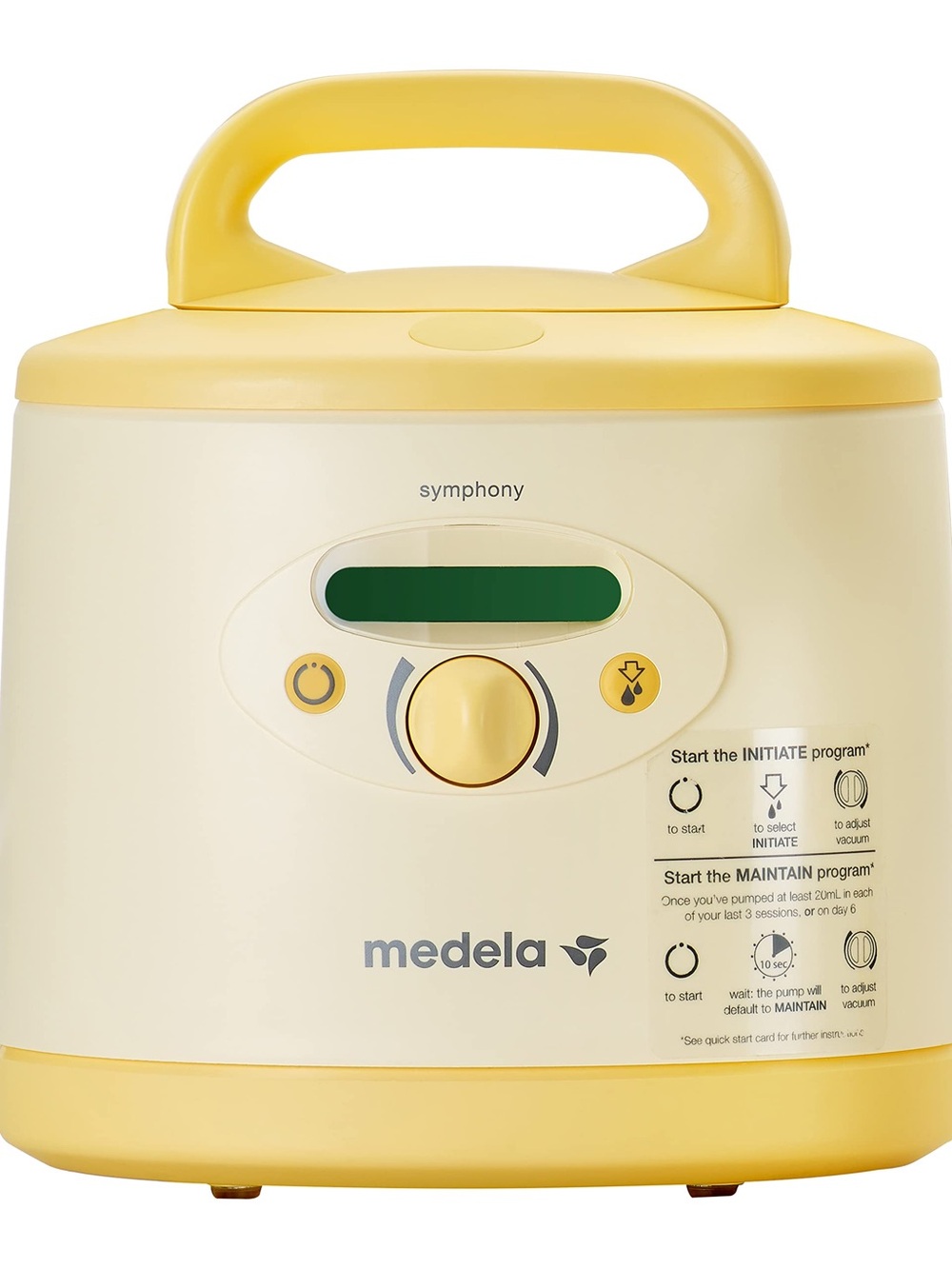 Medela Electric Breast Pump in Cream and Yellow